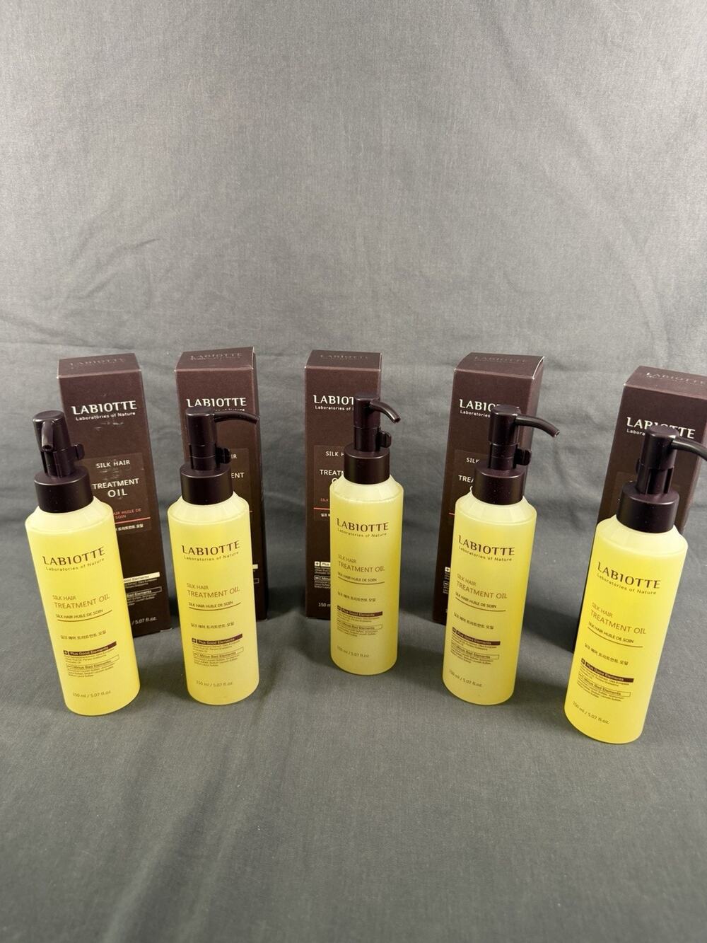 5 Labiotte Silk Hair Treatment Oil with Rosa Damascena, Olive, Avocado 150ml